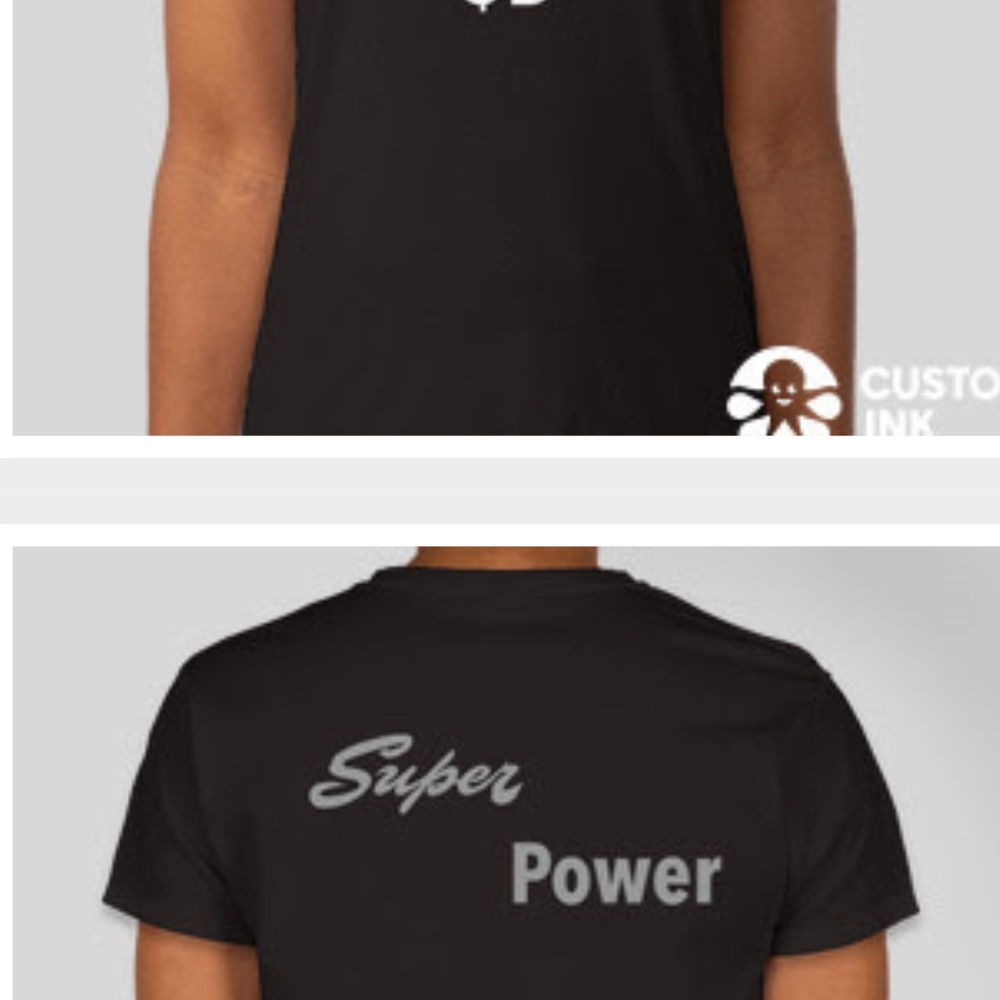 Black Super Power Women's Tee